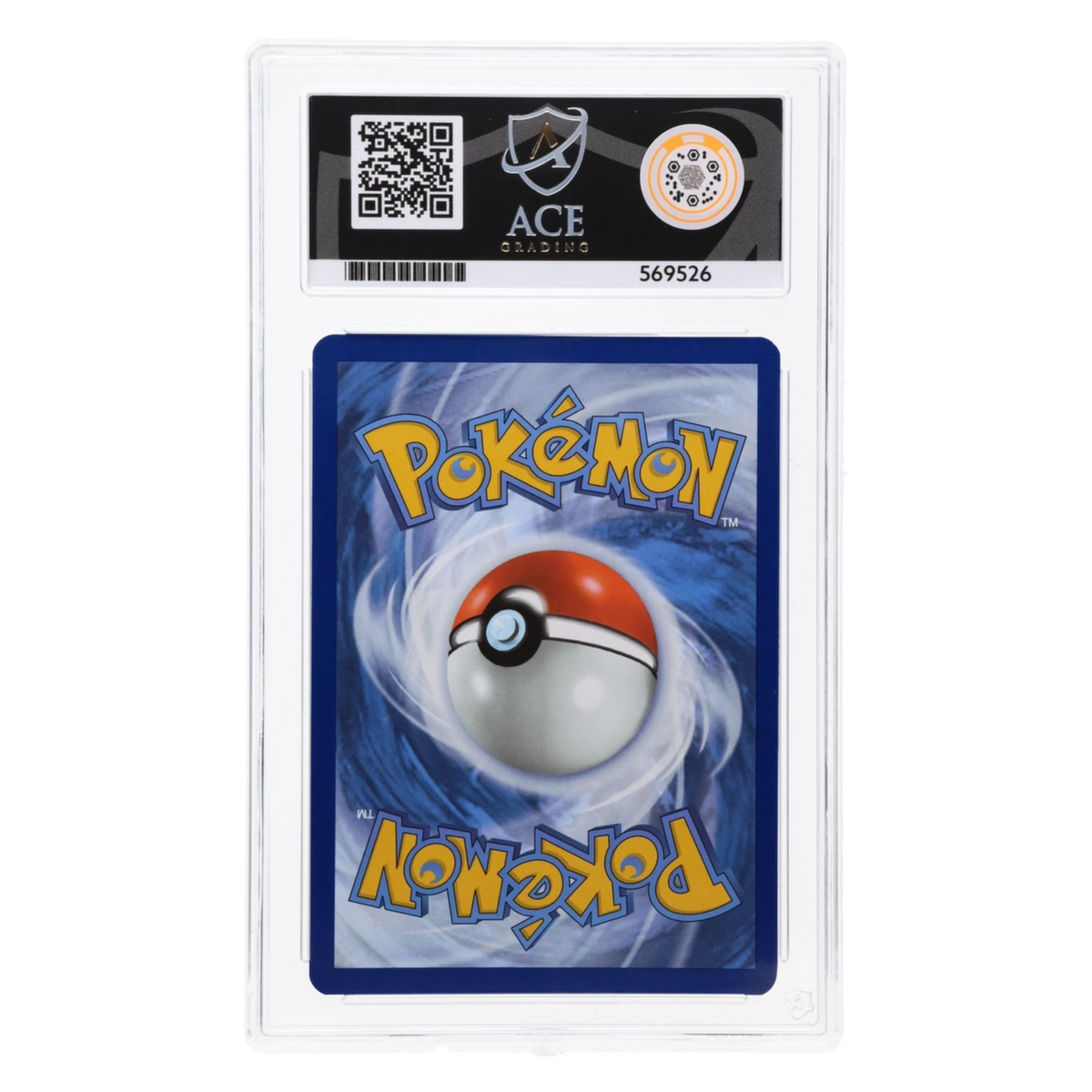 Graded card back