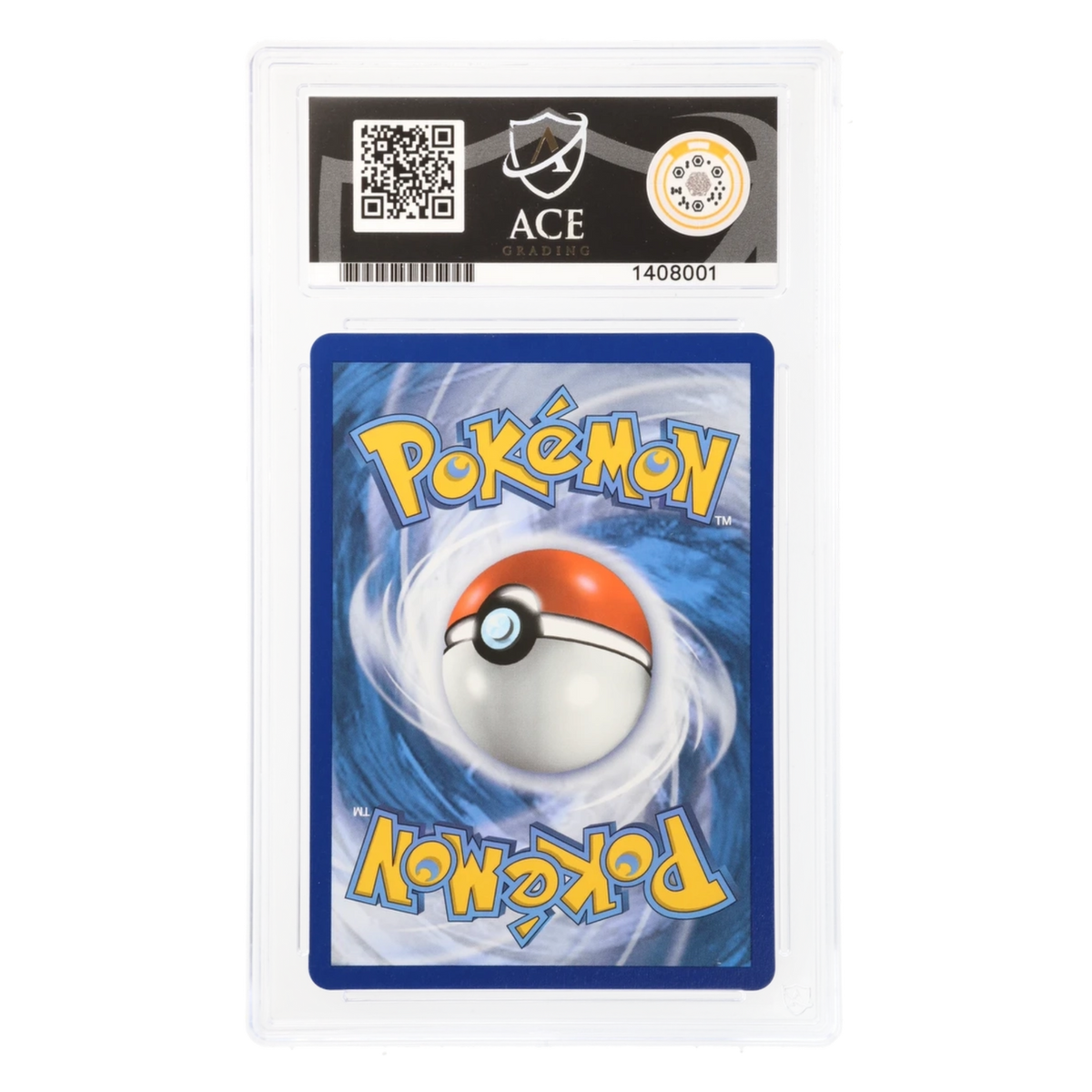 Graded card back