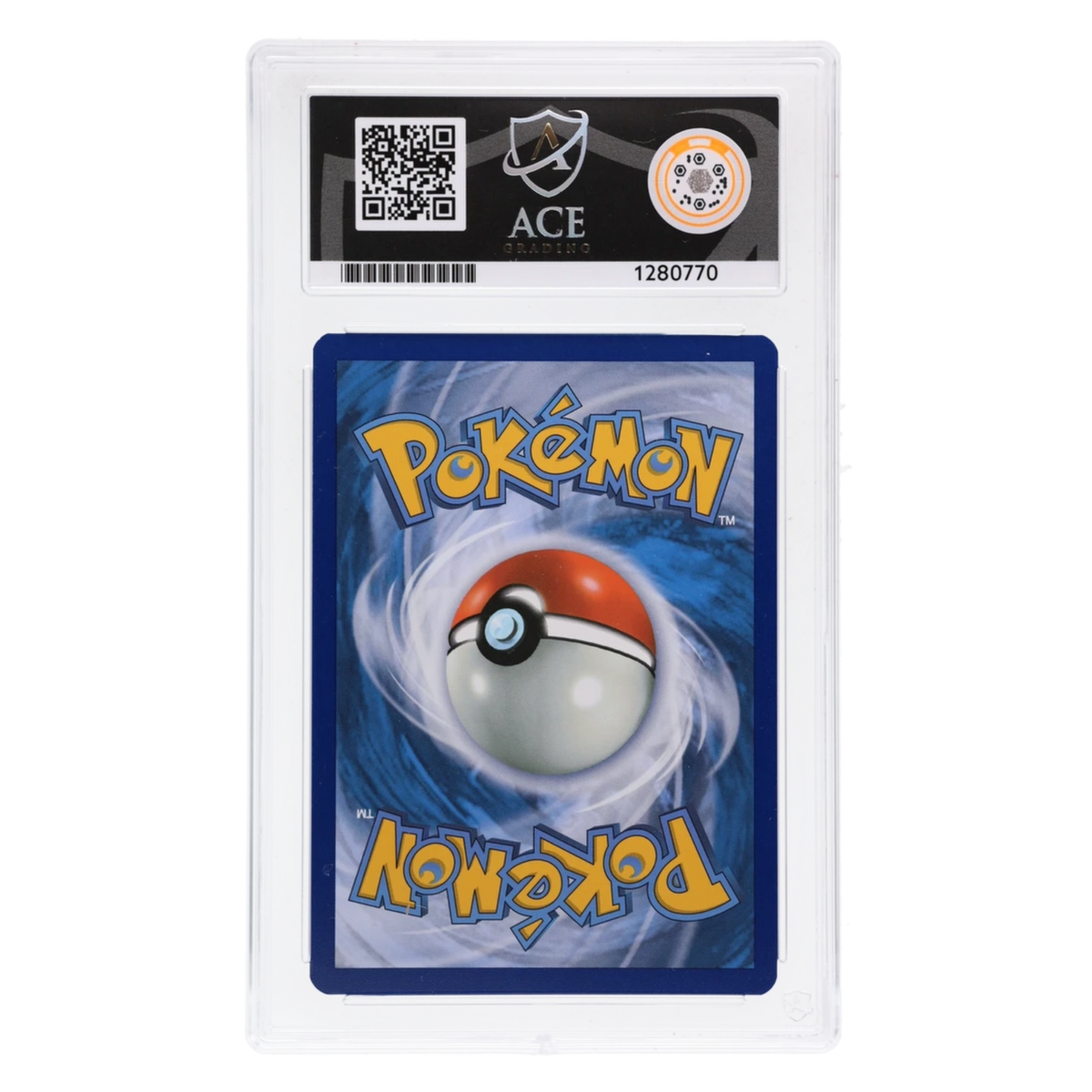 Graded card back