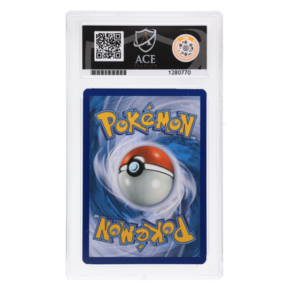 Graded card back