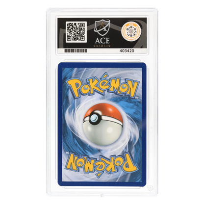 Graded card back
