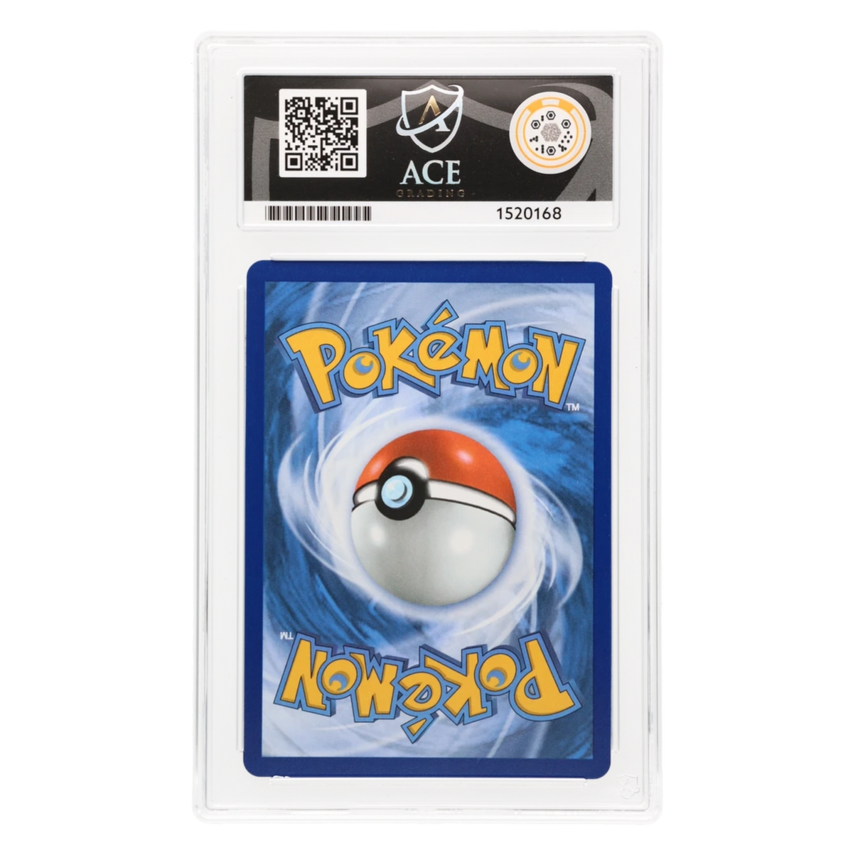 Graded card back
