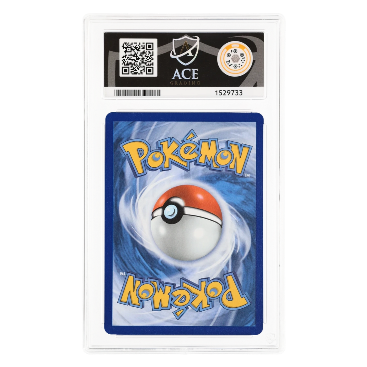Graded card back
