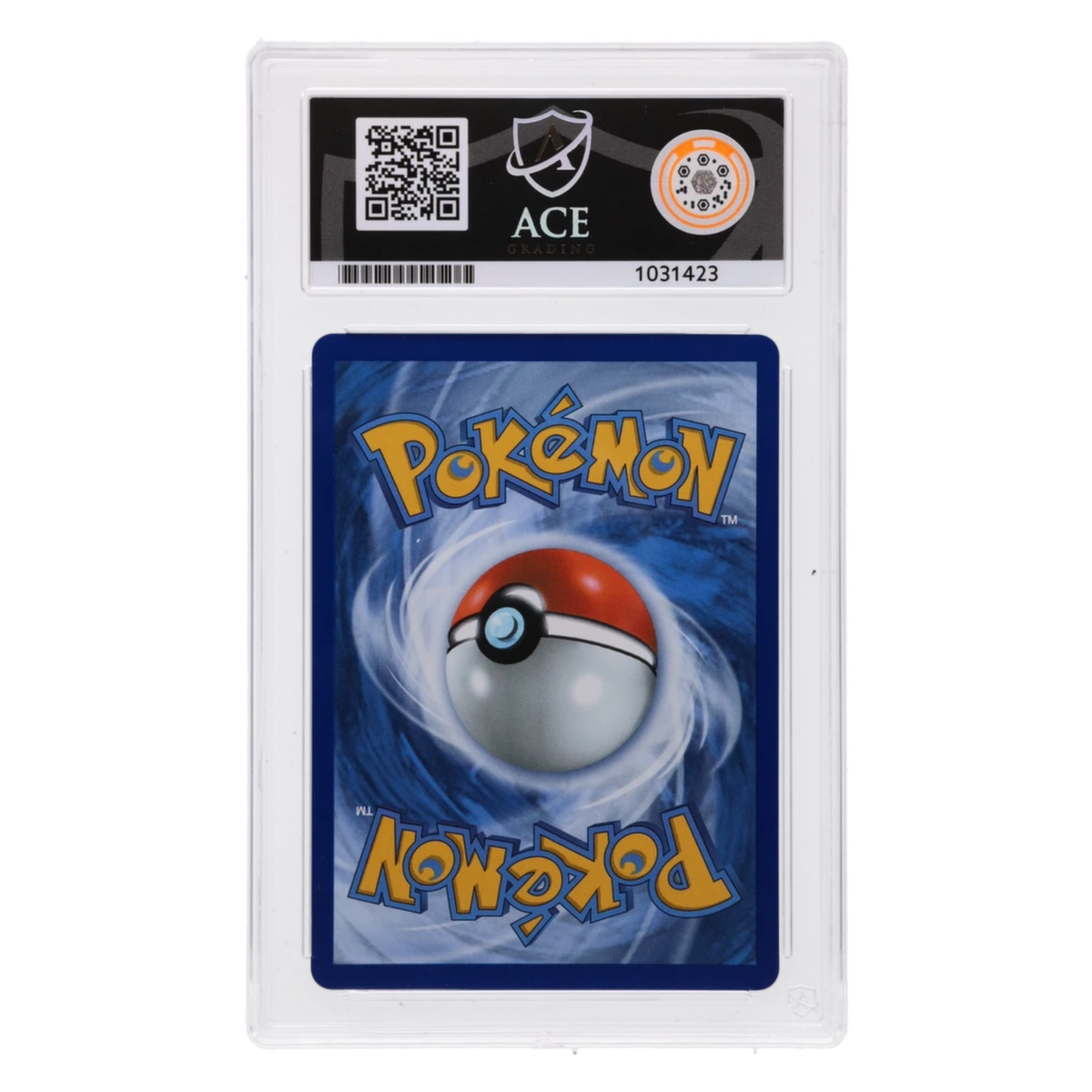 Graded card back