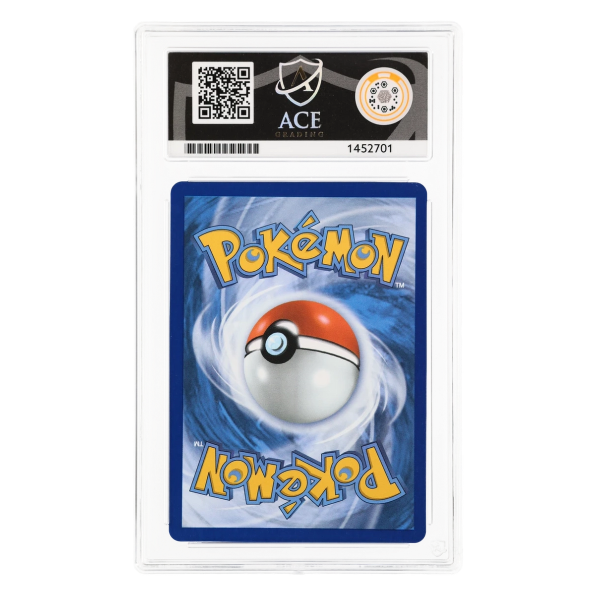 Graded card back