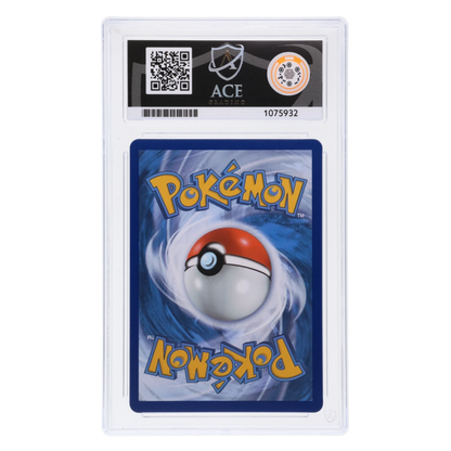 Graded card back