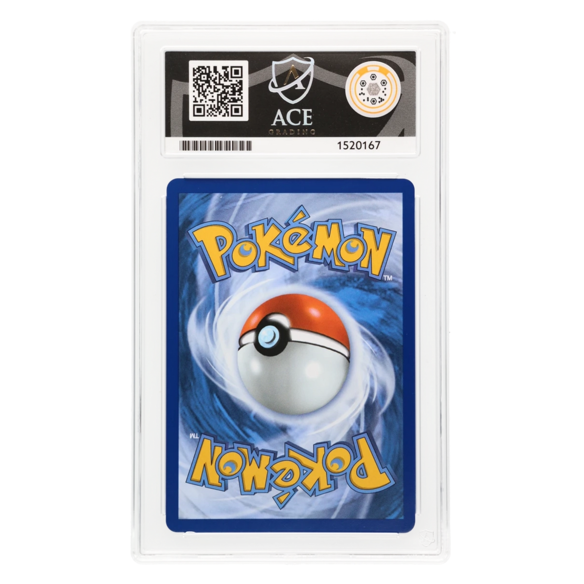 Graded card back