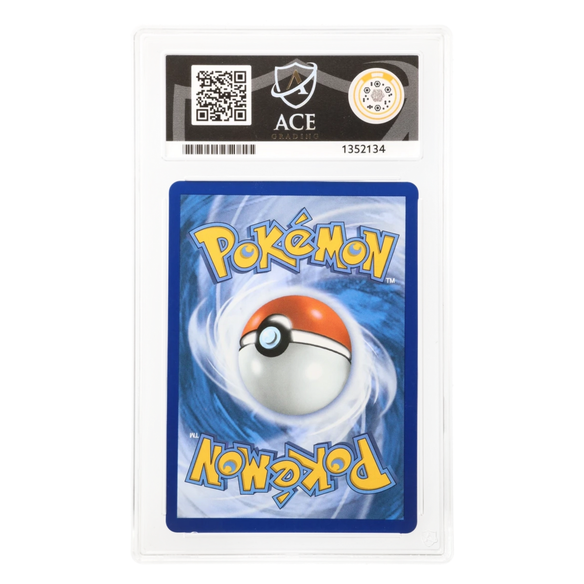 Graded card back
