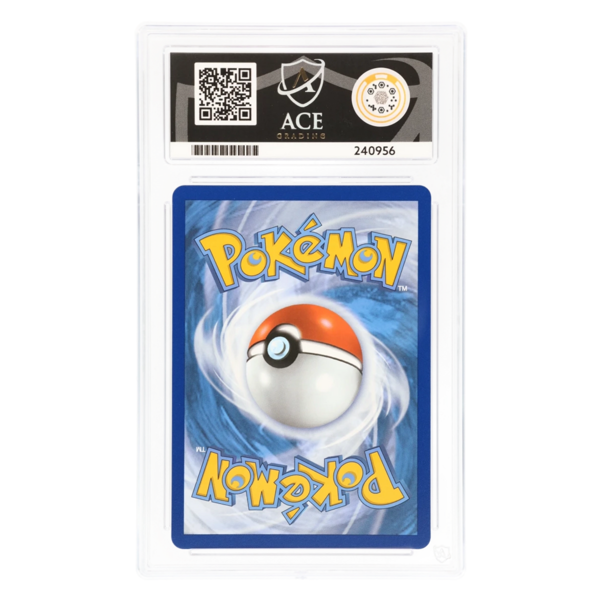 Graded card back
