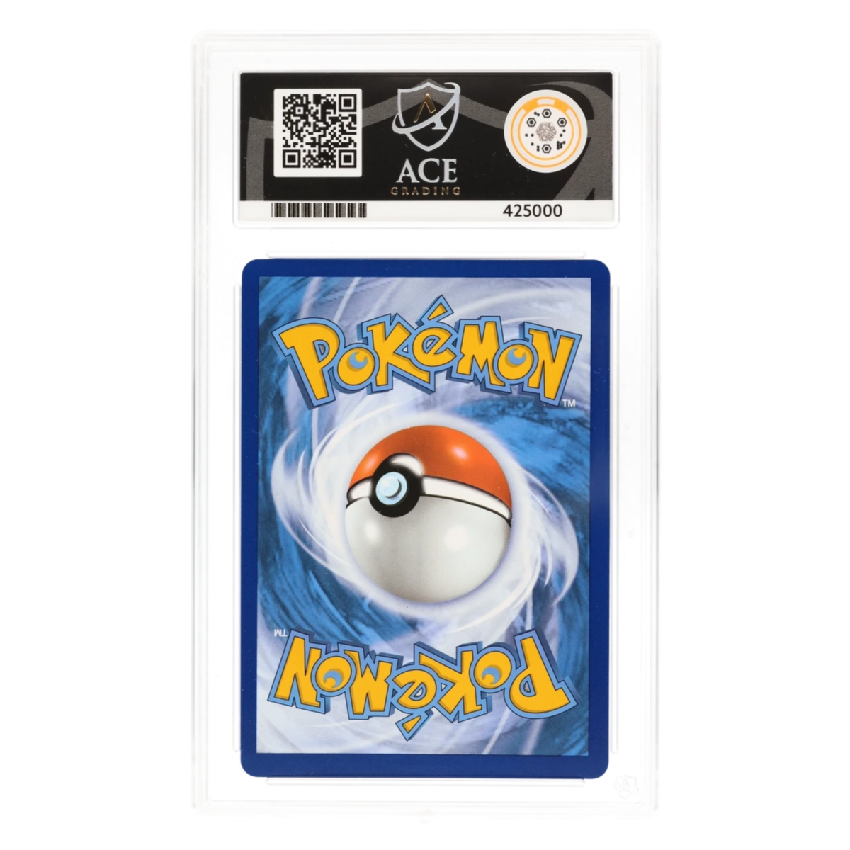Graded card back