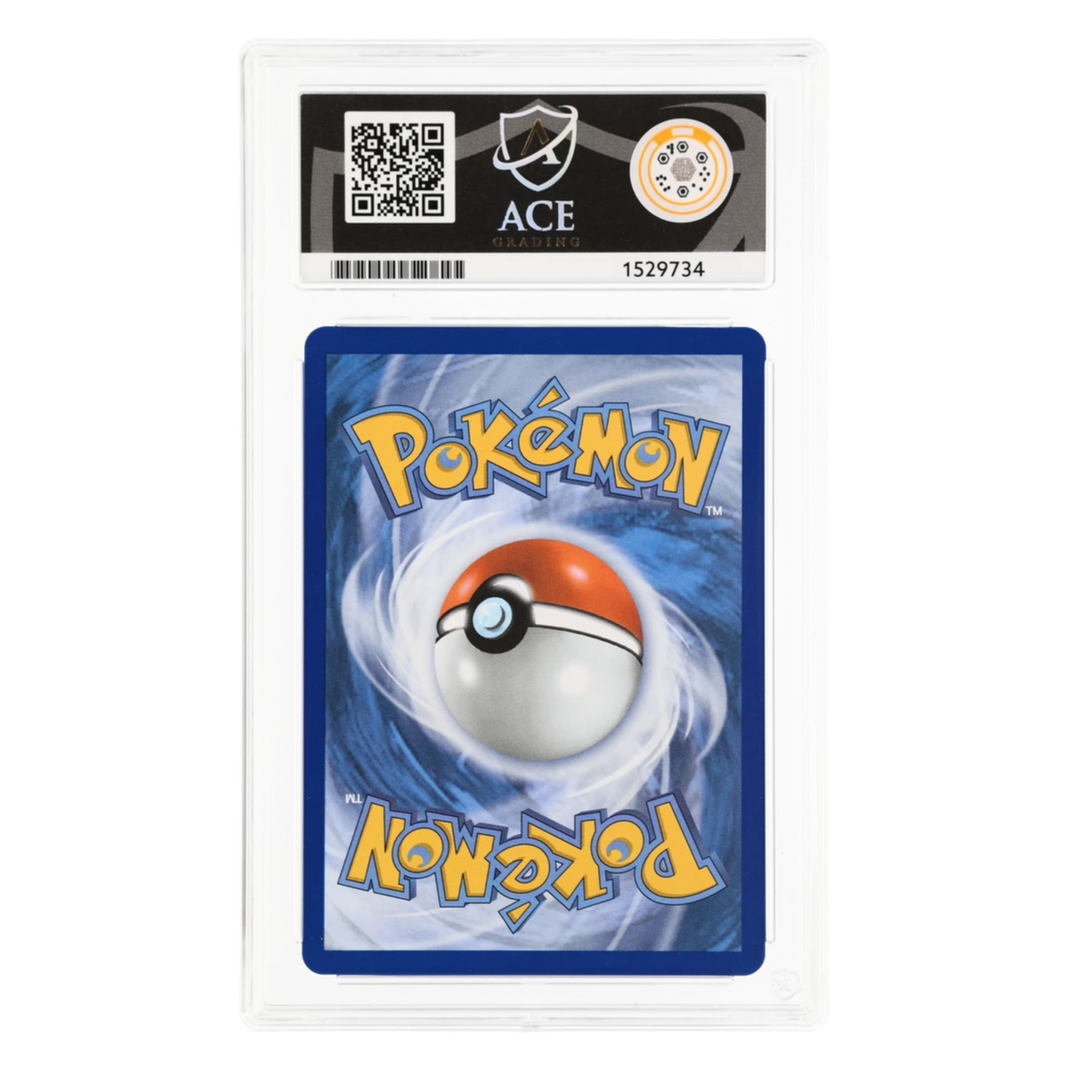Graded card back