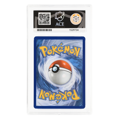 Graded card back