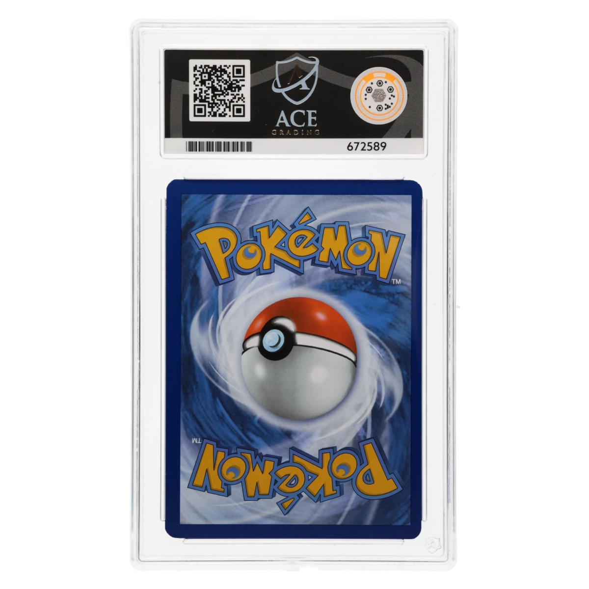 Graded card back