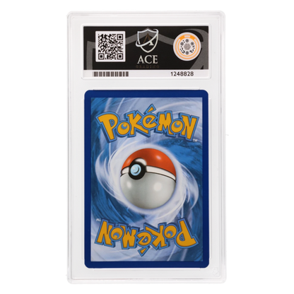 Graded card back