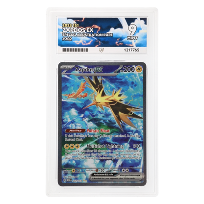 Graded card front