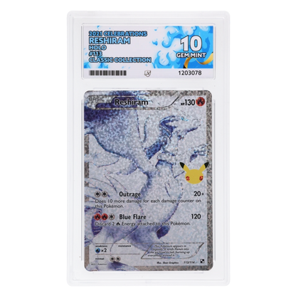 Graded card front