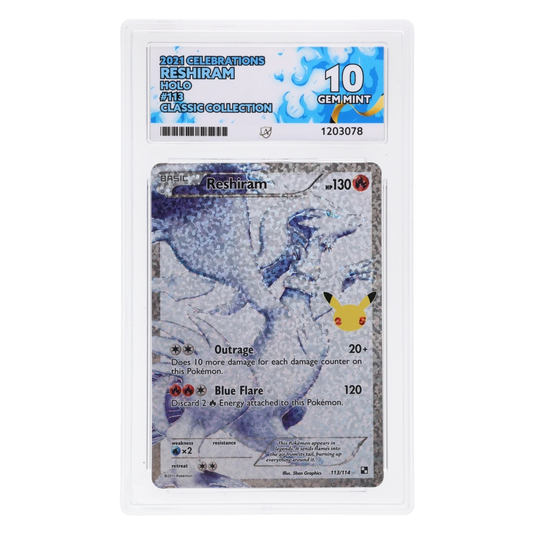 Graded card front