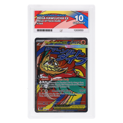 Graded card front