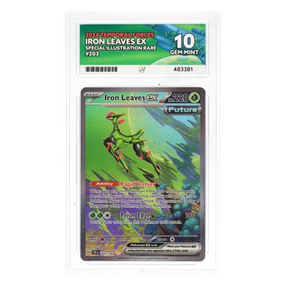 Graded card front