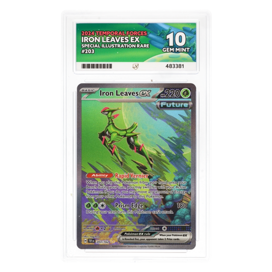 Graded card front