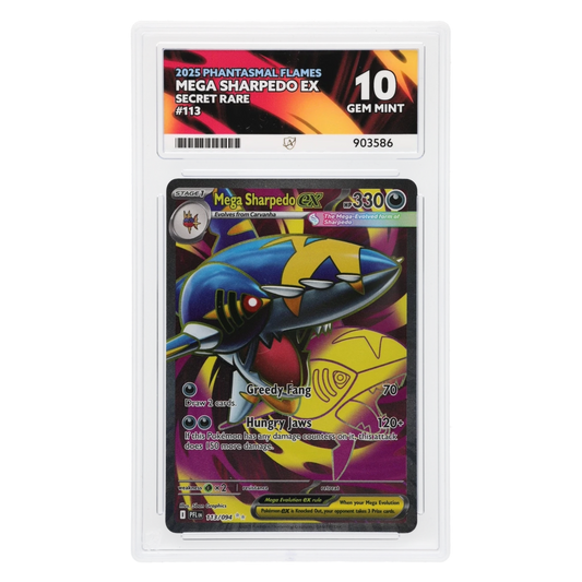 Graded card front