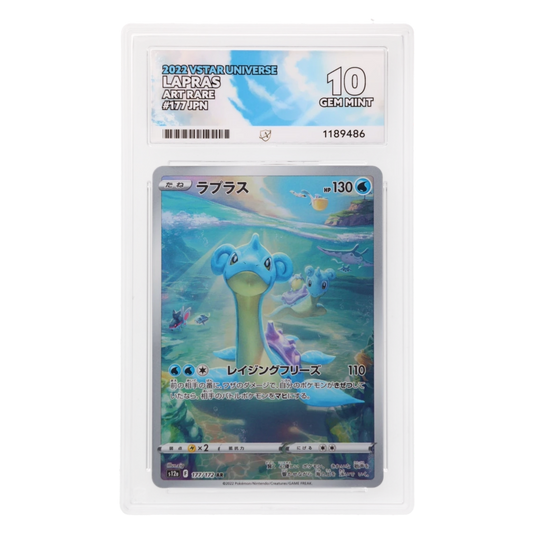 Graded card front