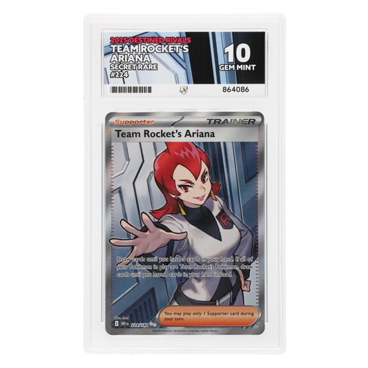 Graded card front