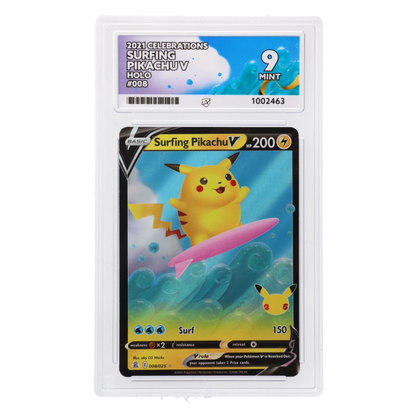 Graded card front