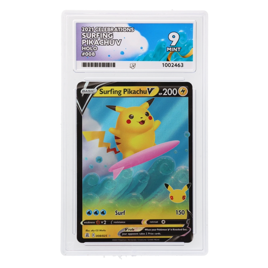 Graded card front