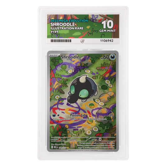 Graded card front
