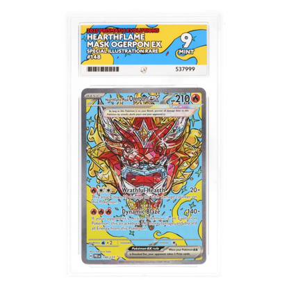 Graded card front