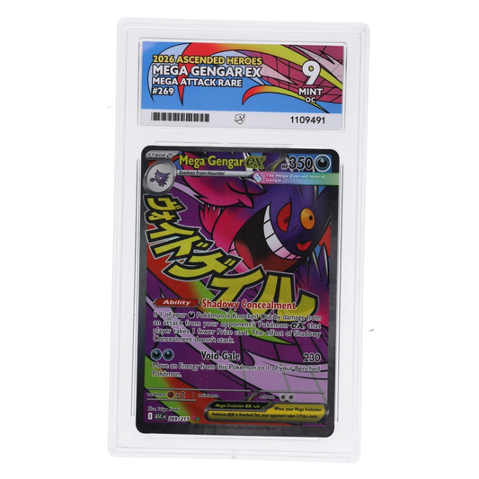 Graded card front