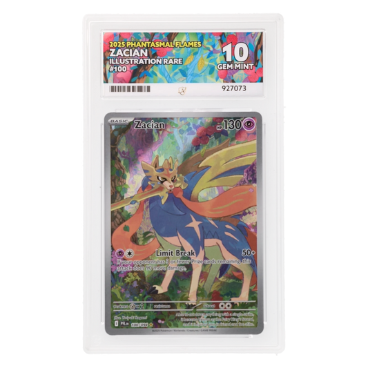 Graded card front