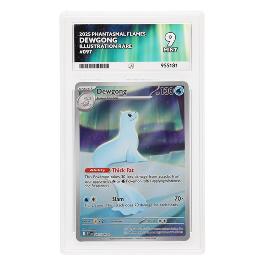 Graded card front