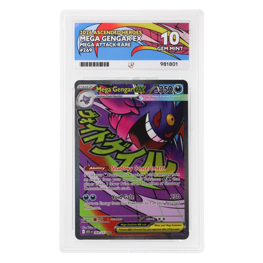 Graded card front