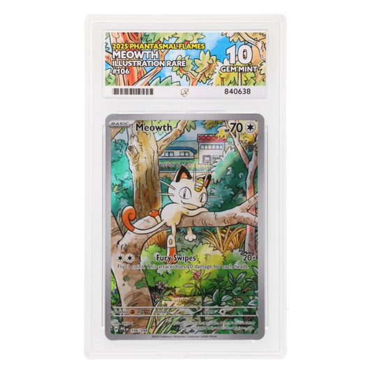 Graded card front