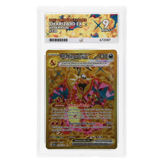Graded card front