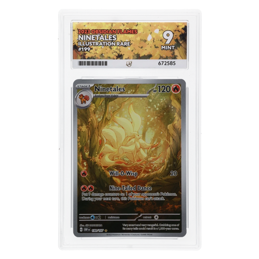 Graded card front