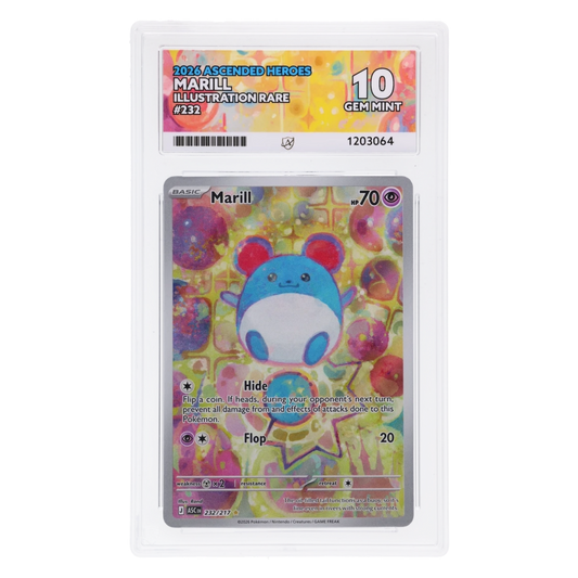 Graded card front