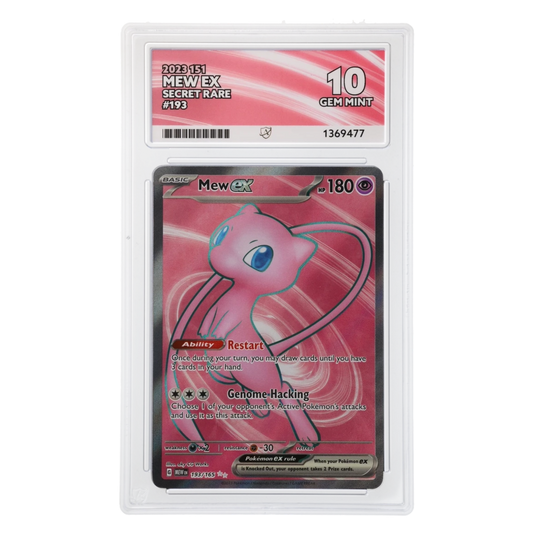 Graded card front