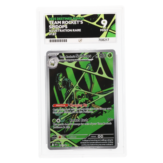 Graded card front