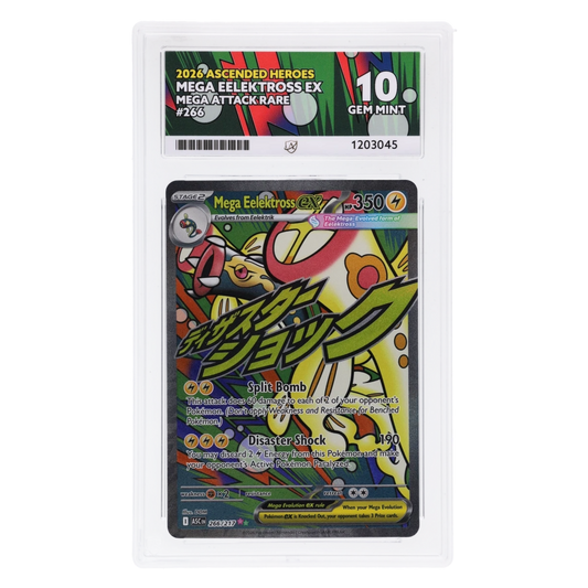 Graded card front