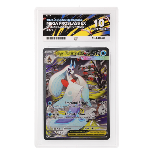 Graded card front