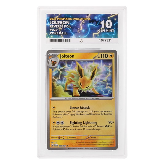 Graded card front