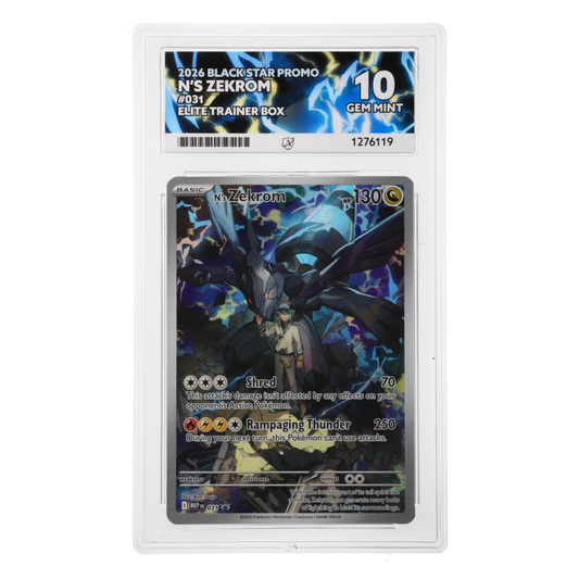Graded card front