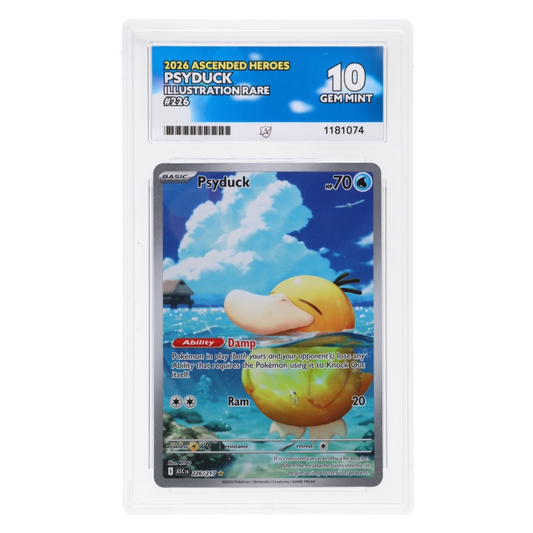 Graded card front
