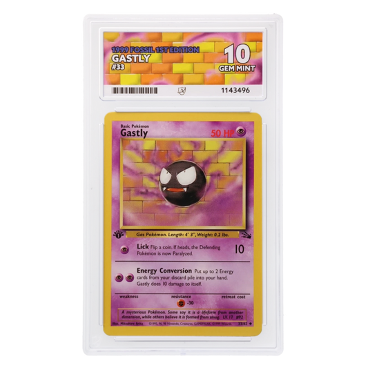 Graded card front