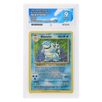 Graded card front
