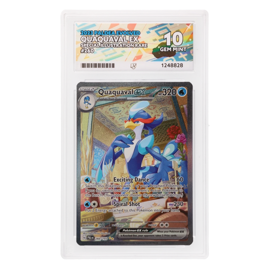 Graded card front