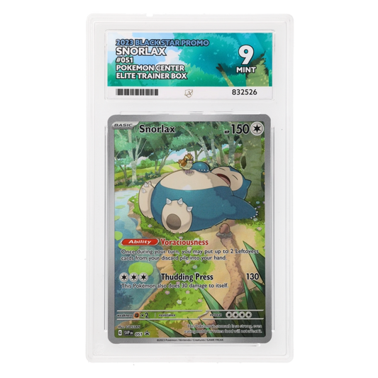 Graded card front